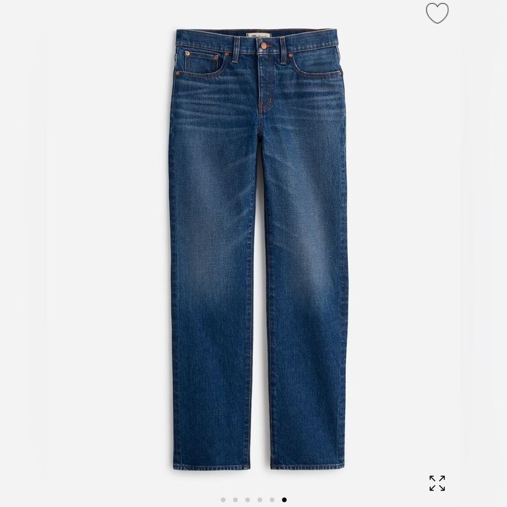 Madewell The '90s Straight Mid-Rise Jean SZ 25